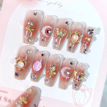 Load image into Gallery viewer, 24Pcs 3D kuromi press on nails
