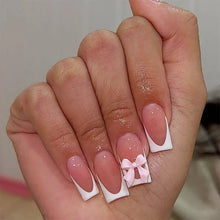 Load image into Gallery viewer, White Tip French Press on Nails
