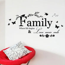 Load image into Gallery viewer, Family Quote Wall Sticker
