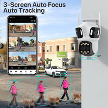 Load image into Gallery viewer, Three Lens PTZ IP Camera
