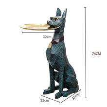 Load image into Gallery viewer, Giant Doberman Figure Side Table
