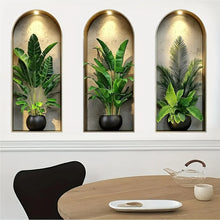 Load image into Gallery viewer, 3D Watercolor Plant Wall Stickers
