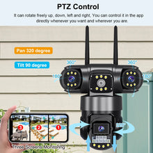 Load image into Gallery viewer, V380 Pro WiFi Triple Lenses Security Camera
