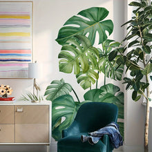 Load image into Gallery viewer, 2pc Set Large Size Green Plant Wall Sticker
