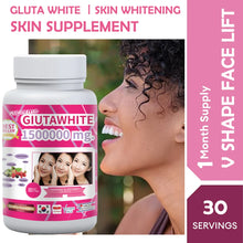 Load image into Gallery viewer, GLUTA WHITE Glutathione Skin Whitening Supplement

