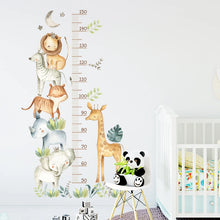 Load image into Gallery viewer, Cartoon Animal Height Ruler Wall Stickers
