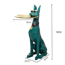 Load image into Gallery viewer, Giant Doberman Figure Side Table
