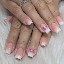 Load image into Gallery viewer, Jelly Glue Gradient Press on Nails
