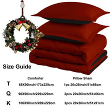 Load image into Gallery viewer, Reversible Comforter Bedding Set
