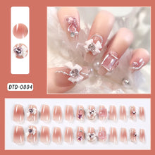 Load image into Gallery viewer, 24Pcs 3D kuromi press on nails
