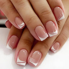 Load image into Gallery viewer, Jelly Glue Gradient Press on Nails
