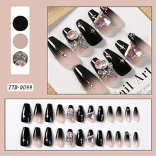 Load image into Gallery viewer, 24Pcs 3D kuromi press on nails

