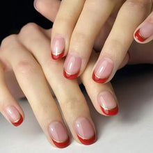 Load image into Gallery viewer, Jelly Glue Gradient Press on Nails
