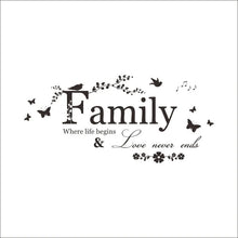 Load image into Gallery viewer, Family Quote Wall Sticker
