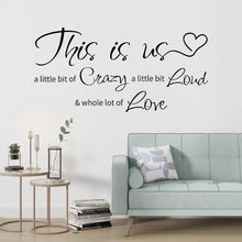 Load image into Gallery viewer, "this Is Us" Text Wall Sticker
