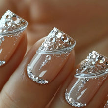 Load image into Gallery viewer, Jelly Glue Gradient Press on Nails
