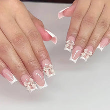 Load image into Gallery viewer, White Tip French Press on Nails
