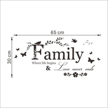 Load image into Gallery viewer, Family Quote Wall Sticker

