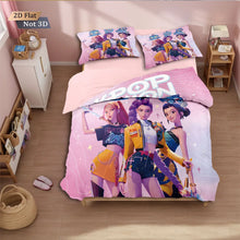 Load image into Gallery viewer, K-Pop Demon Hunters Printed Bedding Set
