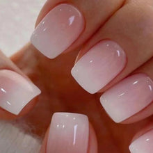 Load image into Gallery viewer, Jelly Glue Gradient Press on Nails
