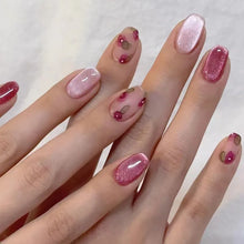 Load image into Gallery viewer, Romantic Press On Nails
