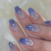 Load image into Gallery viewer, Jelly Glue Gradient Press on Nails
