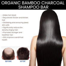 Load image into Gallery viewer, Bamboo Charcoal Shampoo Soap
